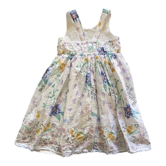 OLD NAVY-WHITE FLORAL DRESS-18-24 MONTHS - Picture 7 of 7